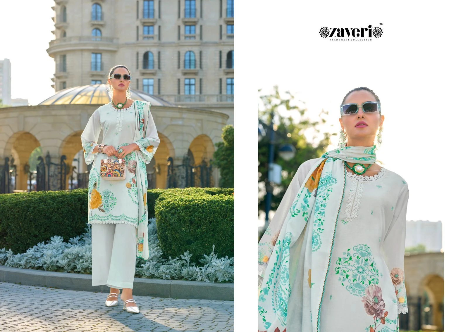 Zaveri Safaa Cotton Wholesale Fancy Readymade Salwar Suit Catalog — Wholesale Readymade Suit, MPA wholesale from Surat - Gallery Image 3